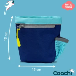 Coachi Futterbeutel Hund blau