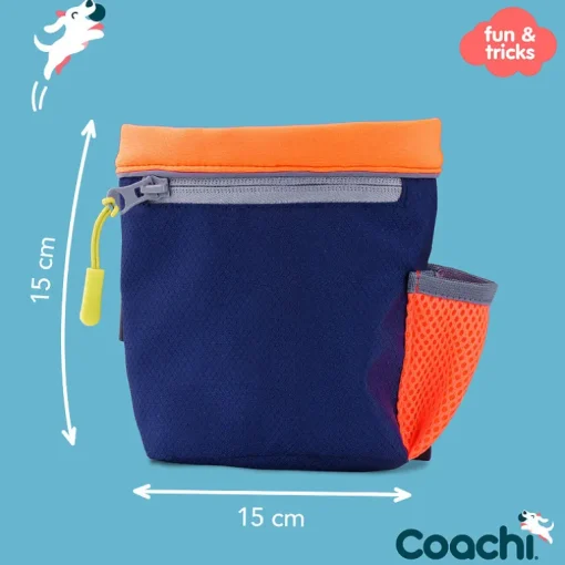 Coachi Futterbeutel Hund blau-orange