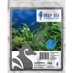 Deep Sea Aquarium Zierkies schwarz