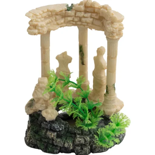 Deep Sea Aquariumdekoration Griechische Statue 13x12x17.5cm