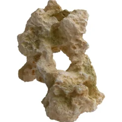 Deep Sea Aquariumdekoration Lochstein beige 29x15x21cm