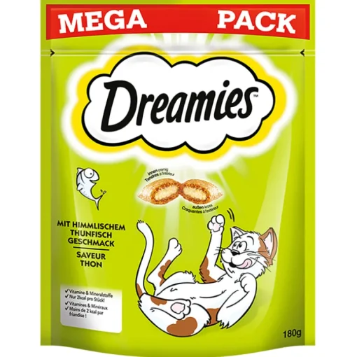 Dreamies MEGA PACK Katzensnack mit Thunfisch 180g