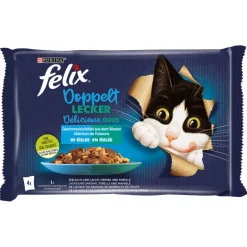 Felix Katzenfutter Doppelt Lecker Geschmacksvielfalt aus dem Wasser