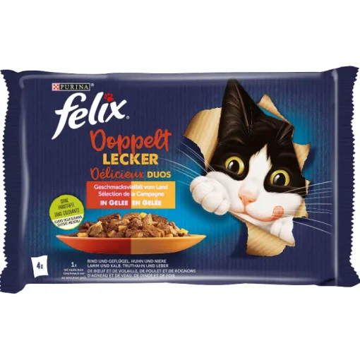 Felix Katzenfutter Doppelt Lecker Geschmacksvielfalt vom Land