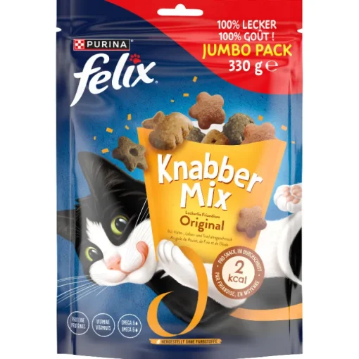 Felix Katzensnack Knabber Mix Original Geflügel 330g