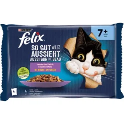 Felix So gut wie es aussieht Gemischte Vielfalt Senior - Rind, Lachs, Huhn, Thunfisch
