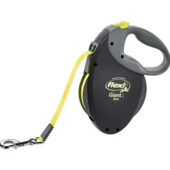 Flexi Giant Gurt Schwarz-Neon