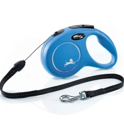 Flexi Hundeleine New Classic Seil blau