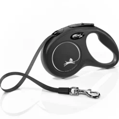 Flexi Hundeleine New Classic Gurt schwarz