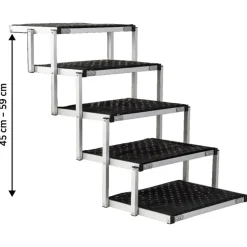 Freezack faltbare Hundetreppe mit 5 Tritten