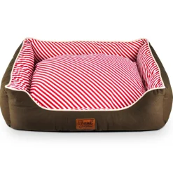 Freezack Hundebett Casadei rot/weiss M 65x55x18cm