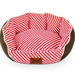 Freezack Hundebett Open Casadei rot/weiss S 50x40x15cm