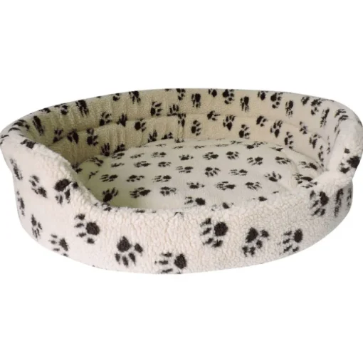 Freezack Hundebett Sherpa Paw braun