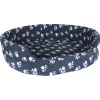 Freezack Hundebett Sherpa Paw blau