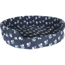 Freezack Hundebett Sherpa Paw blau