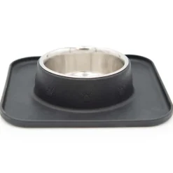 Freezack Hundenapf mit Silikonmatte schwarz L