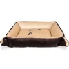 Freezack Katzenbett Pfotendesign braun