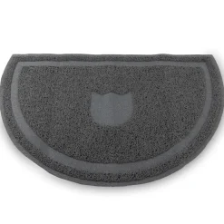 Freezack Katzentoilettenvorleger Scatter Round grau 38x61cm
