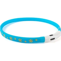 Freezack leuchtendes Halsband Flash snow blau