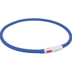 Freezack leuchtendes Halsband Flash blau 70cm