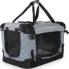 Freezack Transportbox Soft Kennel für Hunde in Grau