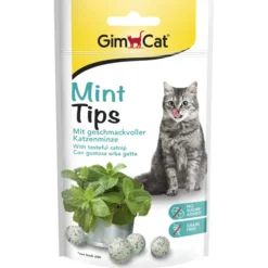GimCat Katzensnack Mint Tips mit Katzenminze 40g