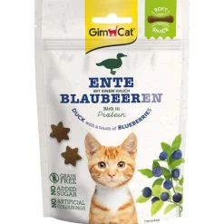 GimCat Katzensnack Soft Snacks Ente mit Blaubeeren 60g