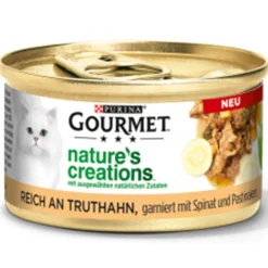Gourmet Katzenfutter Nature's Creation Fleisch 4x85g