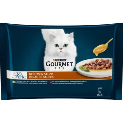 Gourmet Perle Genuss in Sauce mit Fleisch 12x4x85g