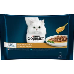 Gourmet Perle Genuss in Sauce mit Fisch 12x4x85g