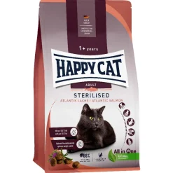 Happy Cat Trockenfutter Adult Sterilised Atlantik Lachs
