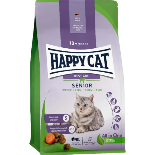 Happy Cat Trockenfutter Best Age Senior Weide Lamm