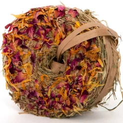 Happy Rancho Nagersnack Donut mit Rosenblüten & Ringelblume