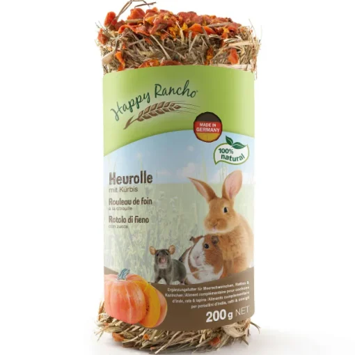 Happy Rancho Nagersnack Heurolle mit Kürbis 200g