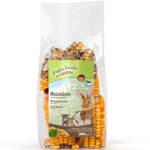 Happy Rancho Nagersnack Maisstücke mit Brennnesseln 300g