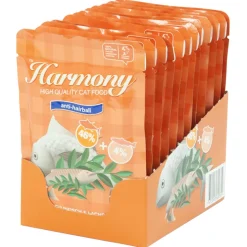 Harmony Cat Anti-Hairball Thunfisch & Lachs 12x80g