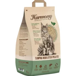 Harmony Cat Natural Katzenstreu Clumping Wood Litter Pellets