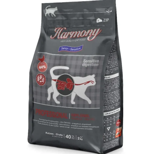 Harmony Cat Professional Senior Sensitive Geflügel Katzenfutter