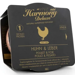 Harmony Dog Deluxe Mini Junior Huhn & Leber Nassfutter 100g