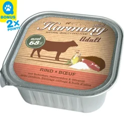 Harmony Dog Natural Nassfutter Rind & Schinken 11x150g