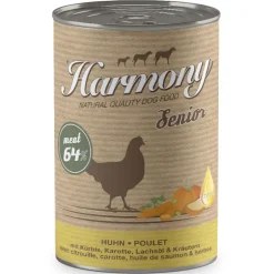 Harmony Dog Natural Nassfutter Senior Huhn mit Kürbis