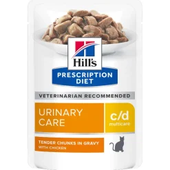 Hill's VET Katze Prescription Diet c/d Multicare Urinary Huhn 12x85g