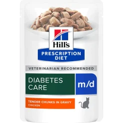 Hill's VET Katze Prescription Diet m/d mit Huhn 12x85g
