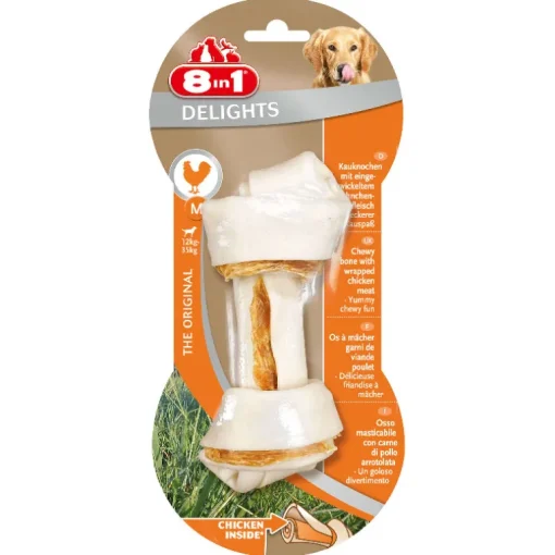 8in1 Delights Kauknochen M 1 Stück 70g