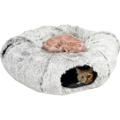 2in1 Katzentunnel & -bett