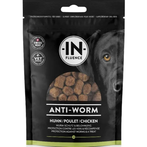 In-Fluence Anti-Worm Hundesnack Huhn 100g