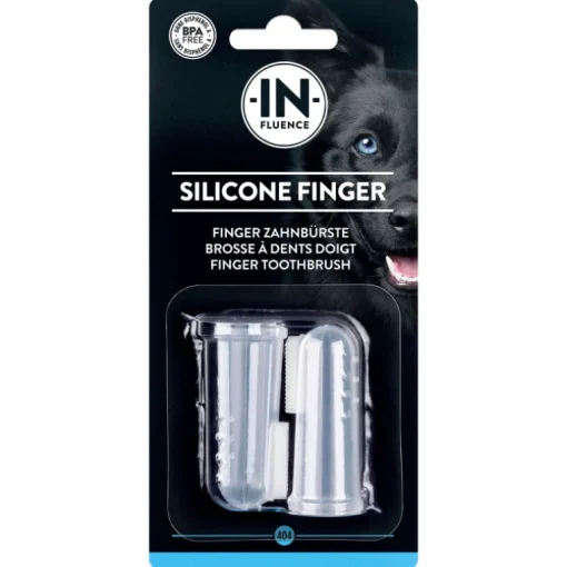 In-Fluence Finger-Zahnbürste aus Silikon für Hunde & Katzen 2Stk.