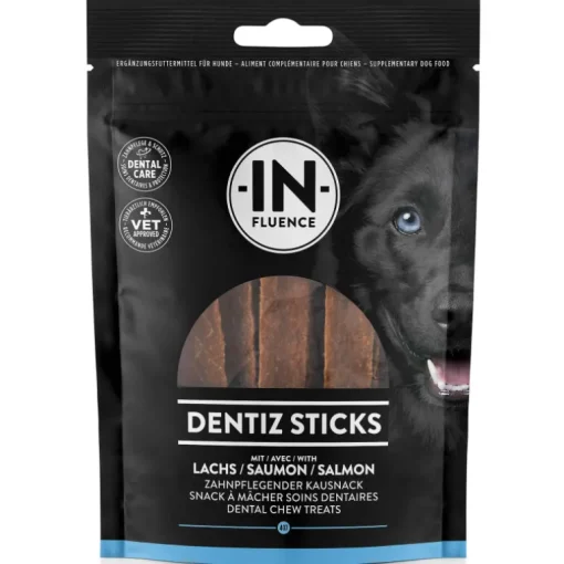 In-Fluence Hundesnack Dentiz Sticks Lachs 70g