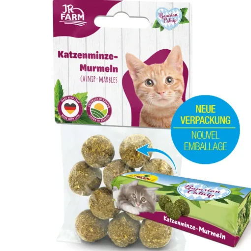 JR Cat Bavarian Catnip Katzenminze-Murmeln 10Stk.