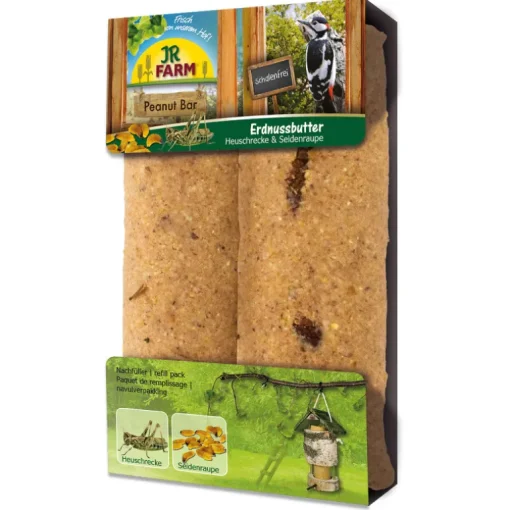 JR Garden Peanut Bar 2erPack Heuschrecke & Seidenraupe 700g